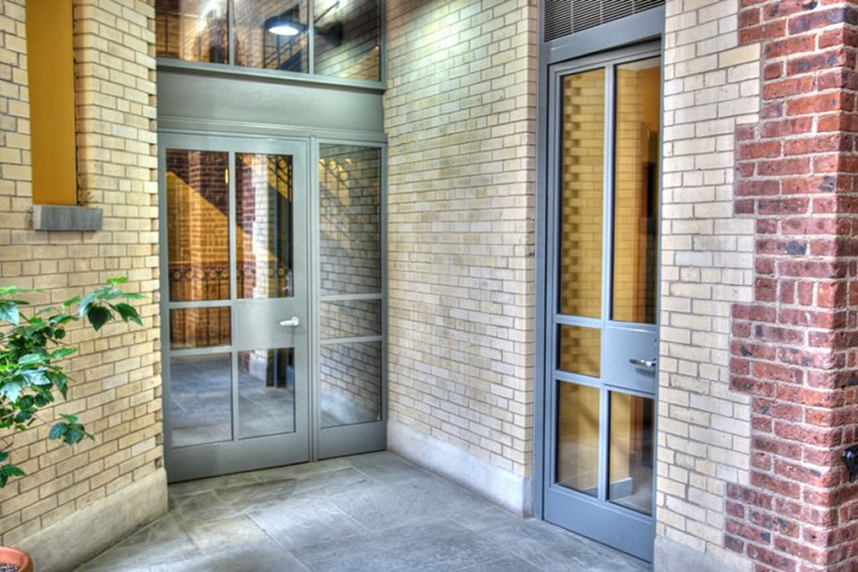 Custom fire-rated windows and doors for commercial property