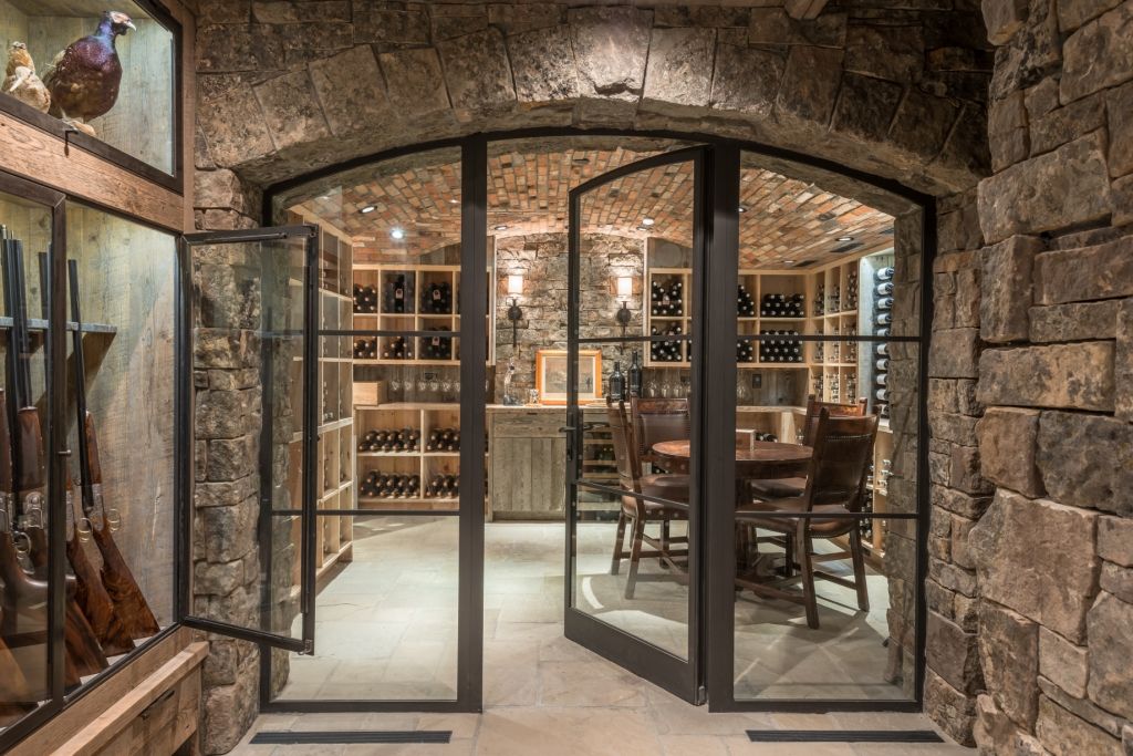 Optimum Window RTS-430 Series steel doors for wine cellar