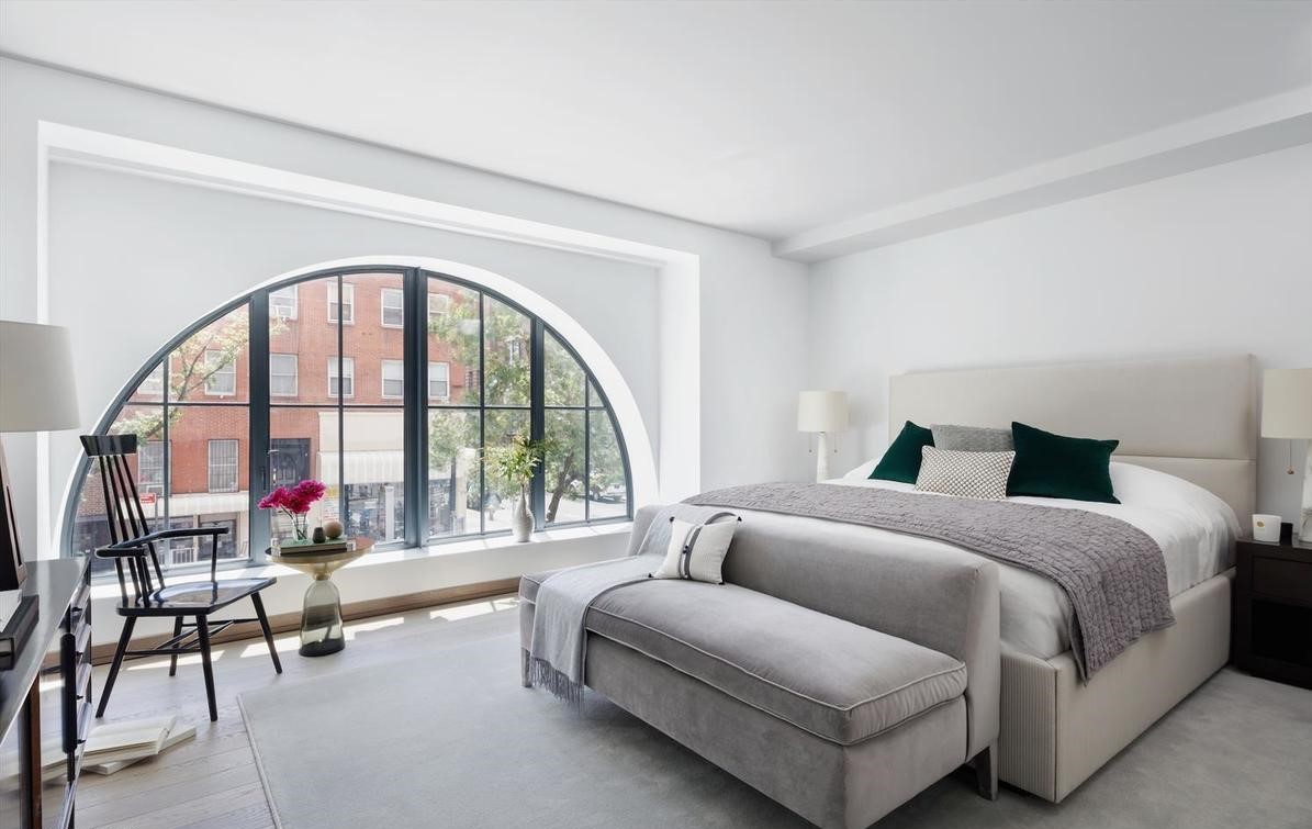 Arched casement hot-rolled steeel windows by Optimum Window