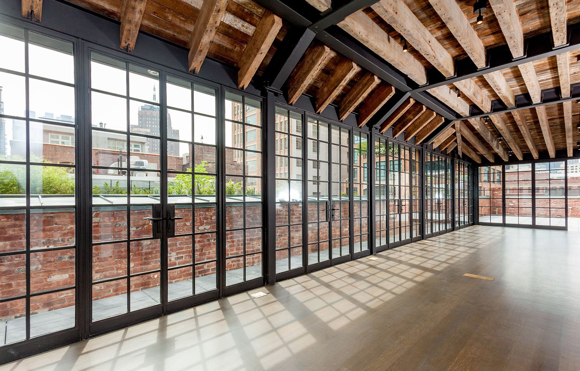 Beauty and simplicity of steel windows and doors