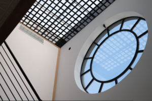 custom circular steel window by Optimum Window