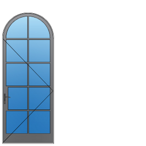 Arched Door elevation