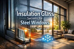 Insulation glass secrets for steel windows